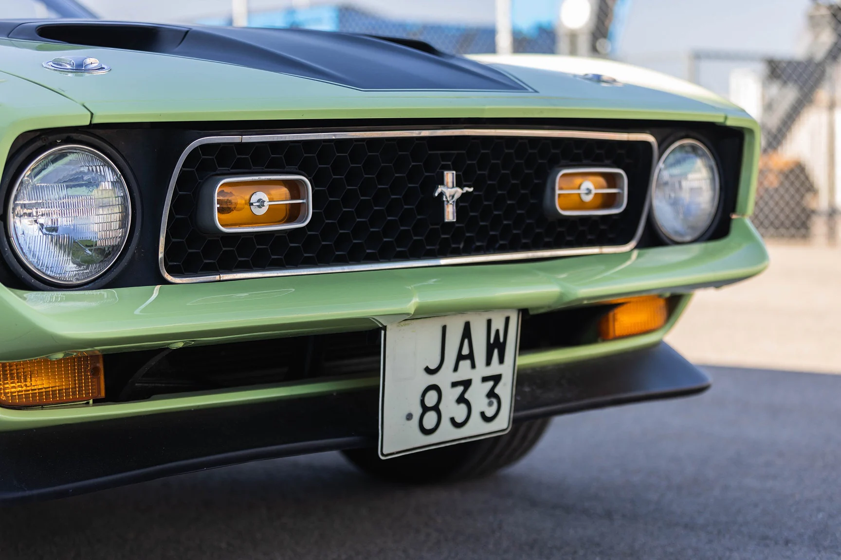 Aussenfoto 1971 Ford Mustang Mach 1 351cui (21)