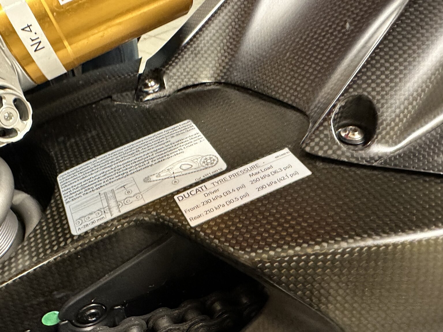 Image of 2021 Ducati Superleggera V4 23/500 mechanics