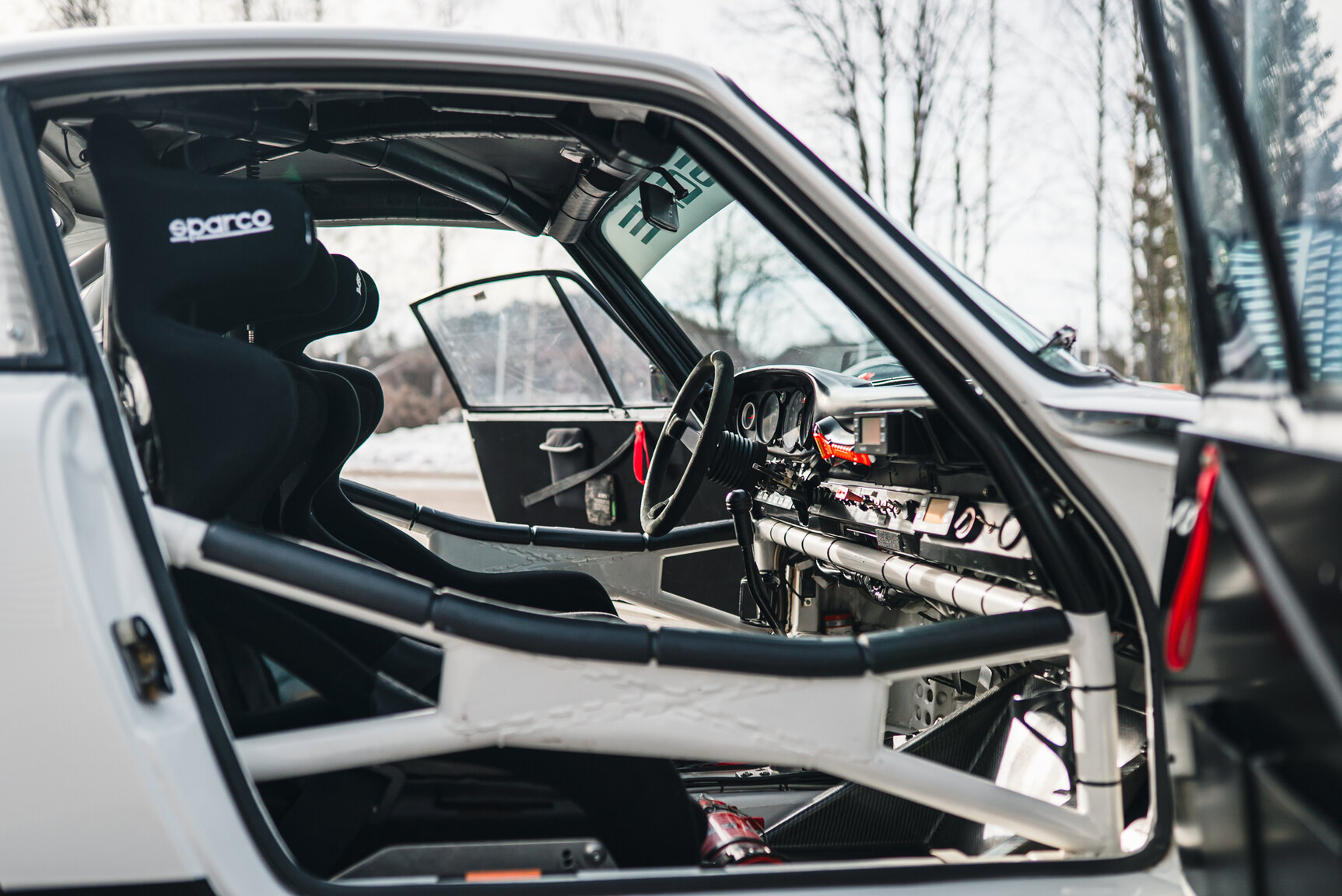 Interior image of 1977 Porsche 911 RSR Rallycar