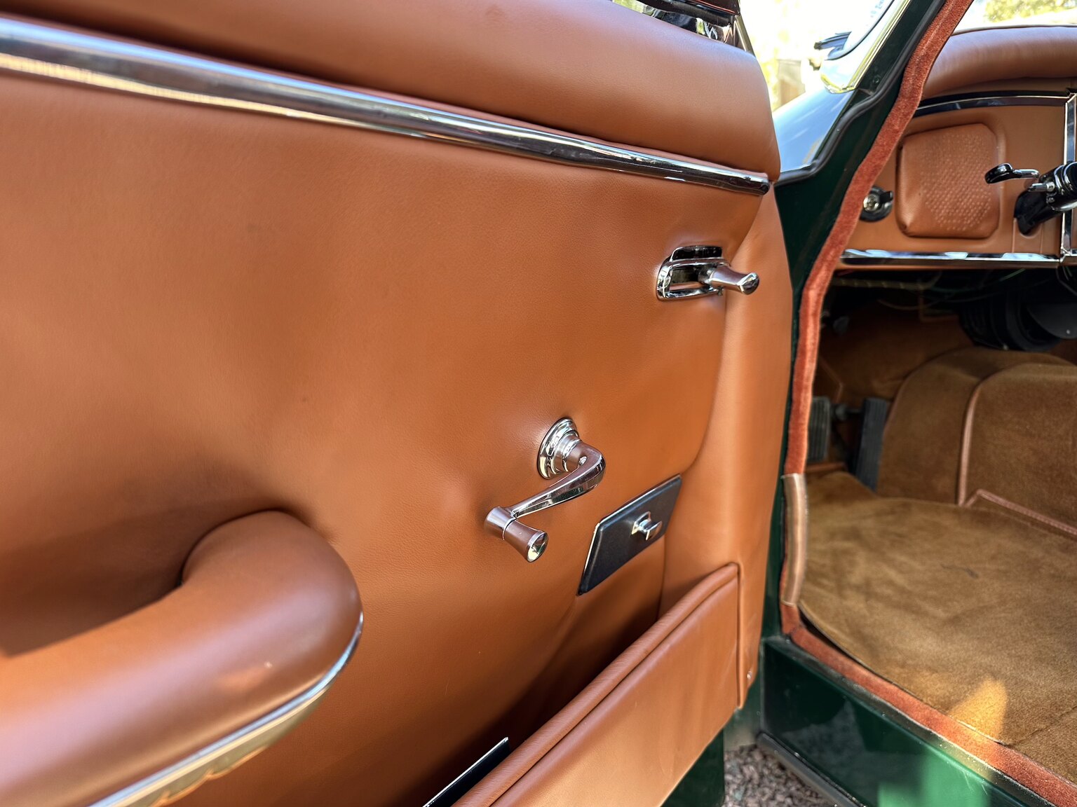 Interior image of 1958 Jaguar XK150