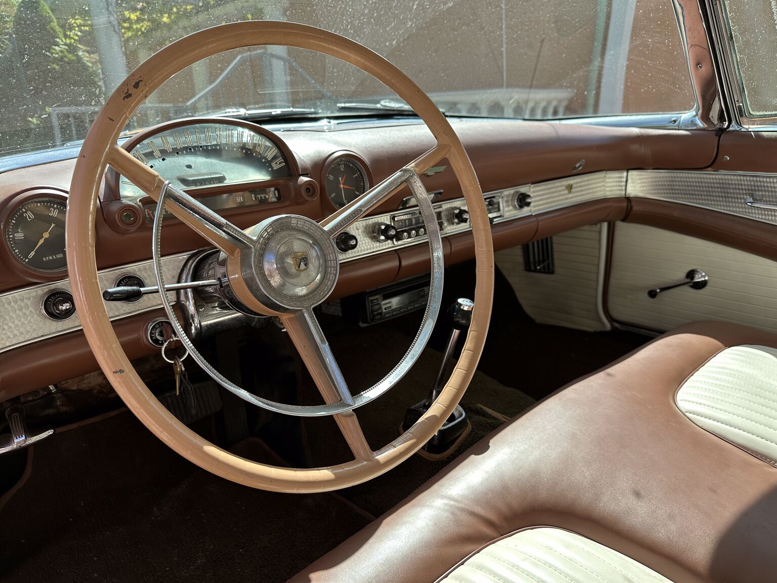 Interiörbild 1956 Ford Thunderbird Convertible