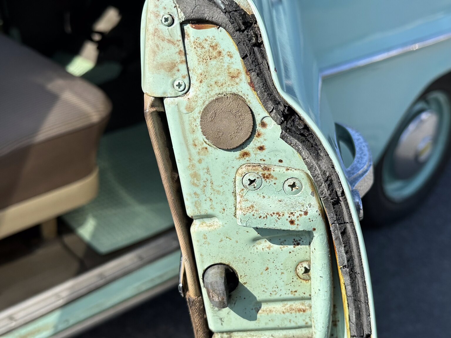 Innenraumfoto von 1956 Opel Olympia Rekord