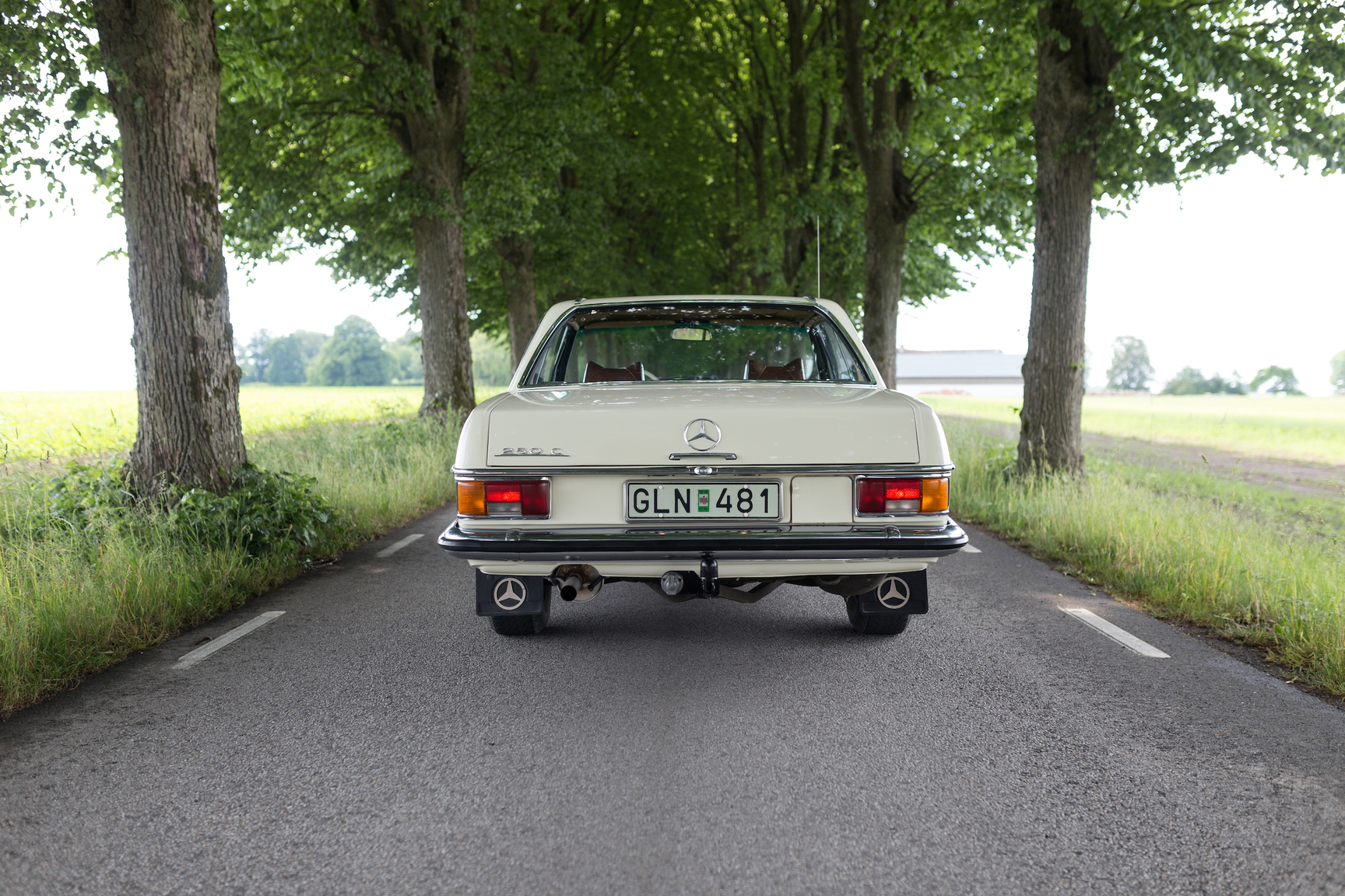 Exteriörbild på 1971 Mercedes 250 C