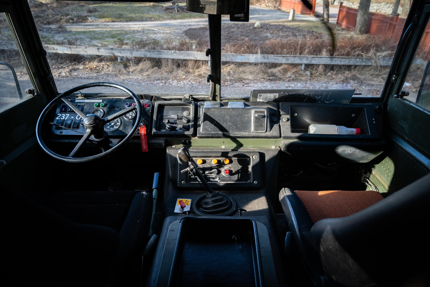 Interiörbild 1976 Volvo C303 4x4