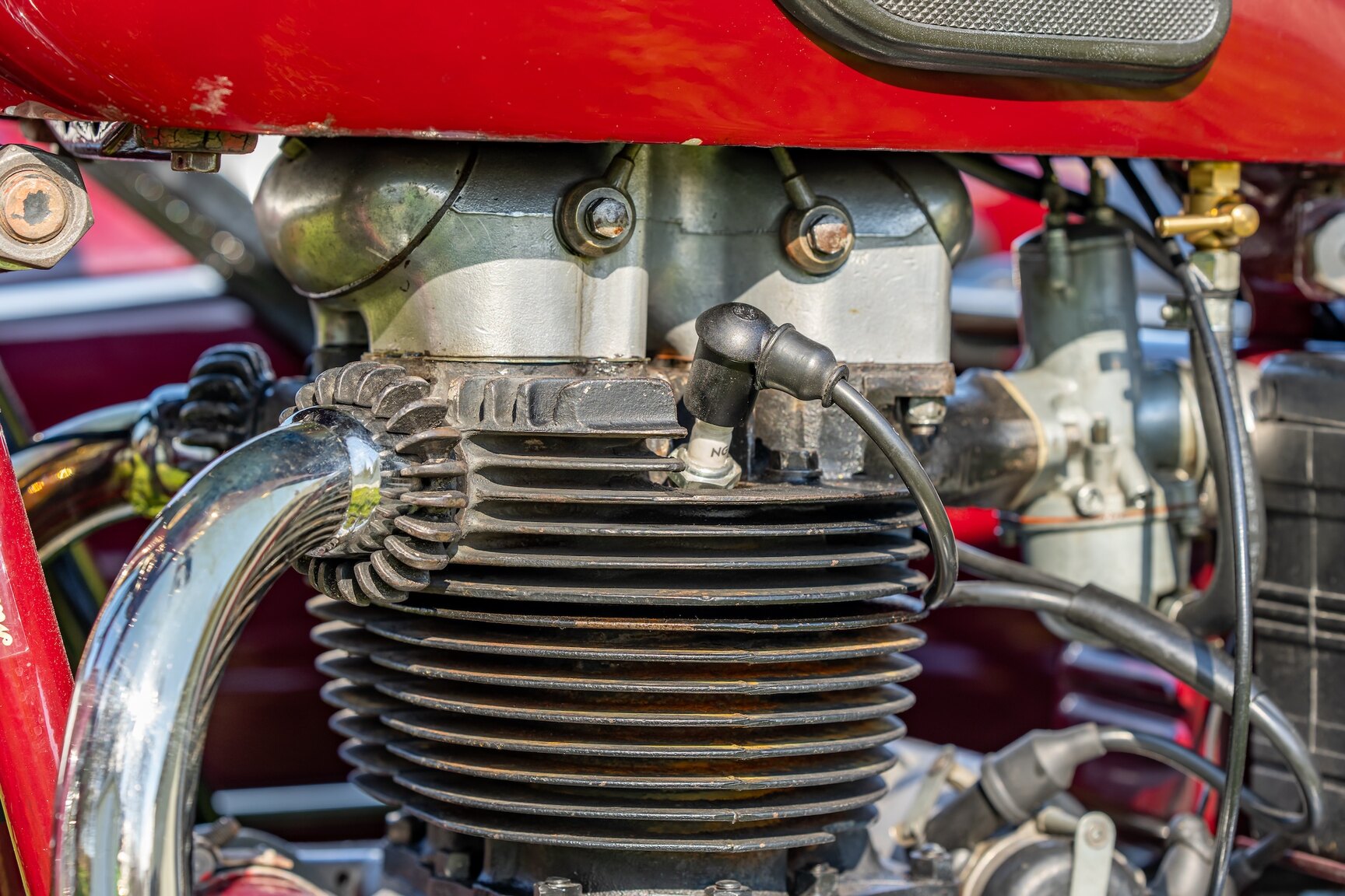 1954 Ariel FH 650 Huntsmaster Twin, Mekanik