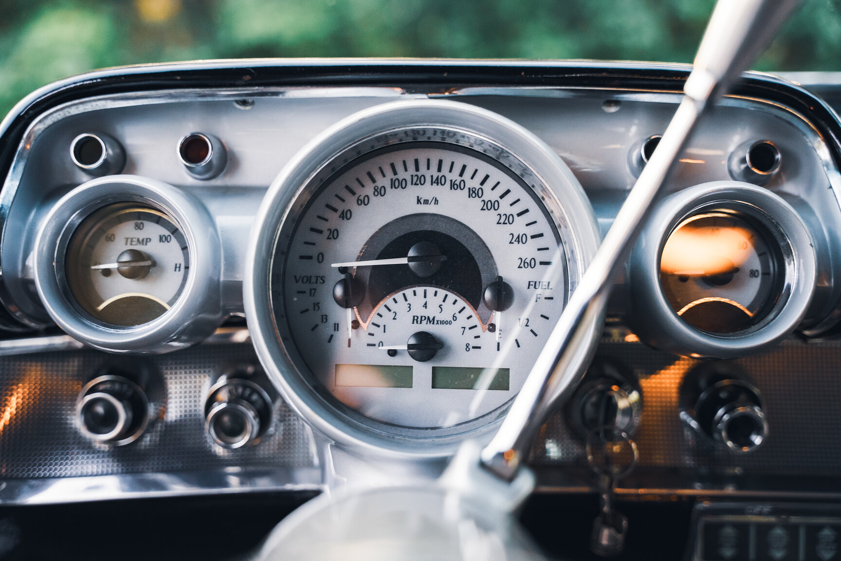 Innenraumfoto von 1957 Chevrolet Bel Air Sport Coupé (25)