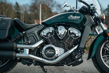 Exteriörbild på 2018 Indian Scout