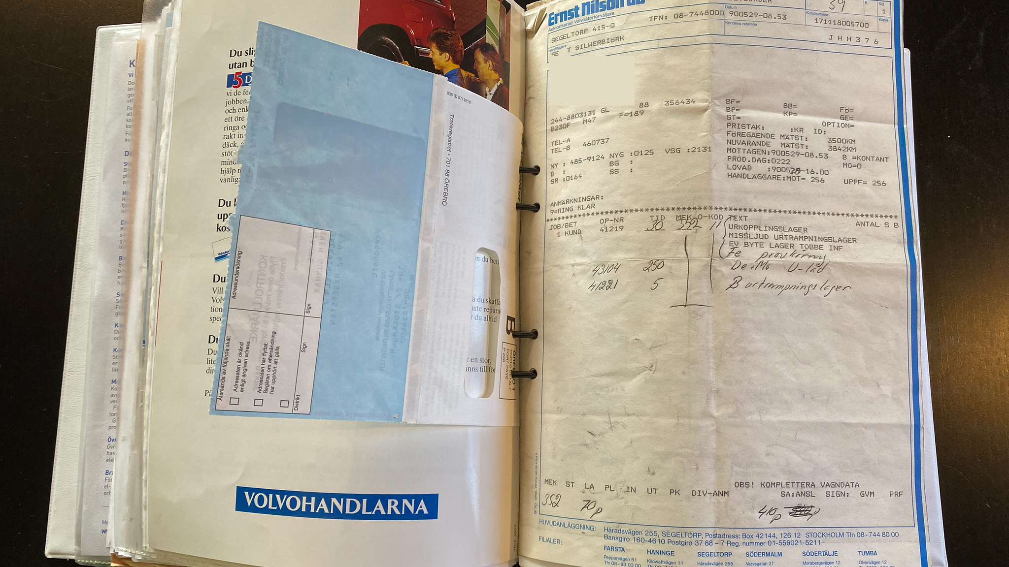 Documentation for 1988 Volvo 240 GL