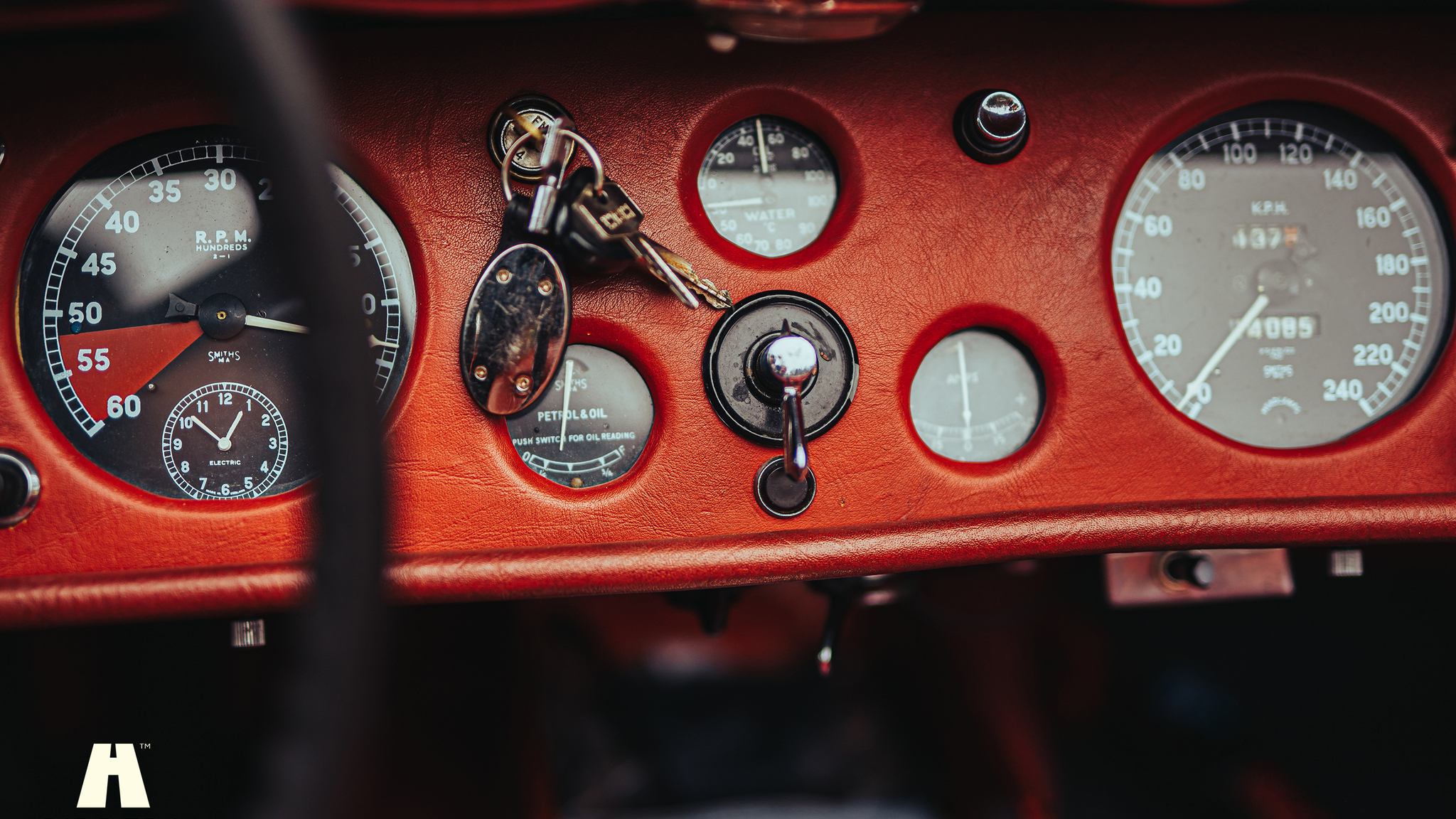 Innenraumfoto von 1951 Jaguar XK120