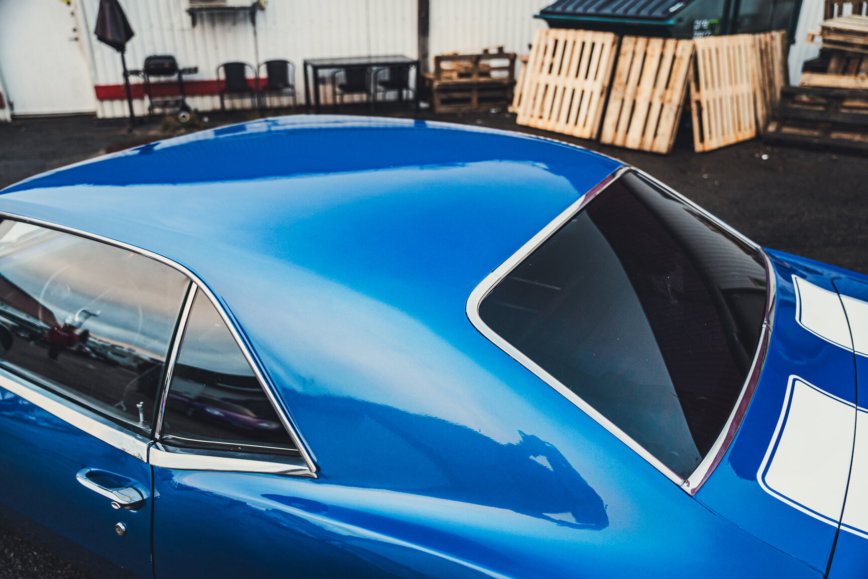 Exteriörbild på 1968 Chevrolet Camaro - Ett sista race