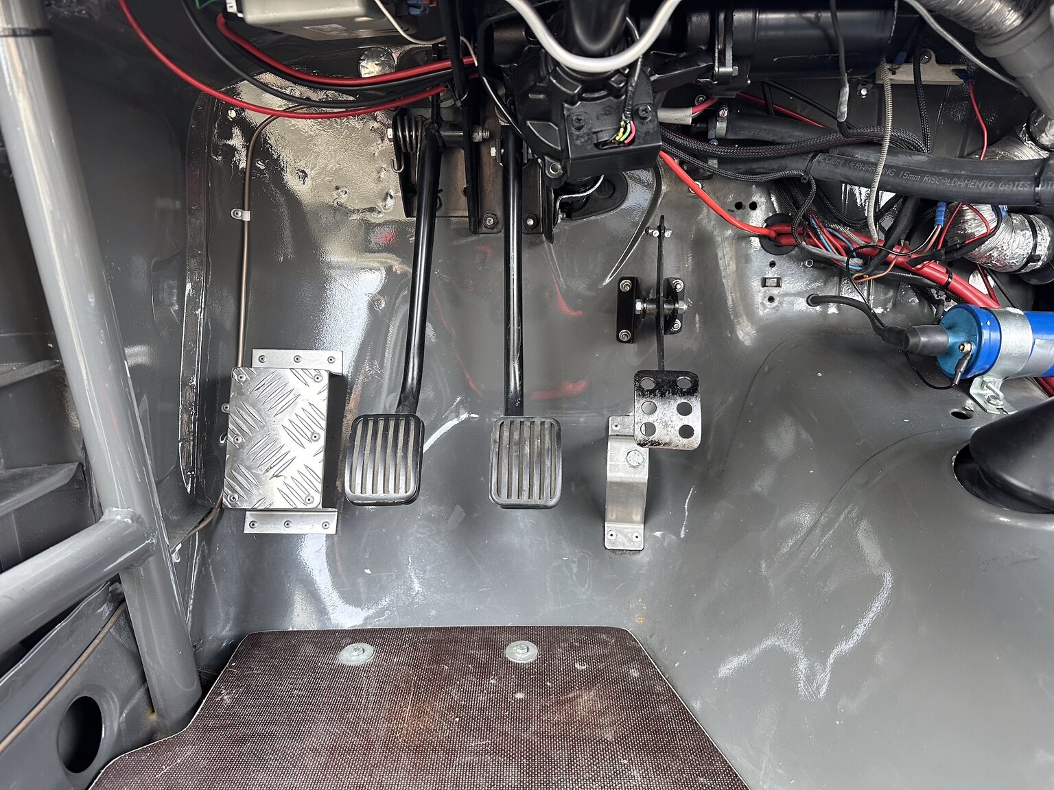 Interior image of 1969 Volvo 142 race car