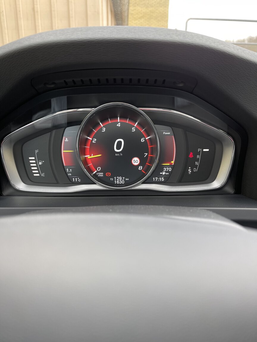 Interiörbild 2017 Volvo V60 Polestar T6 AWD