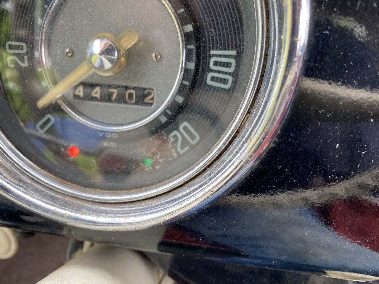 Interiörbild 1955 Volkswagen Beetle 1200