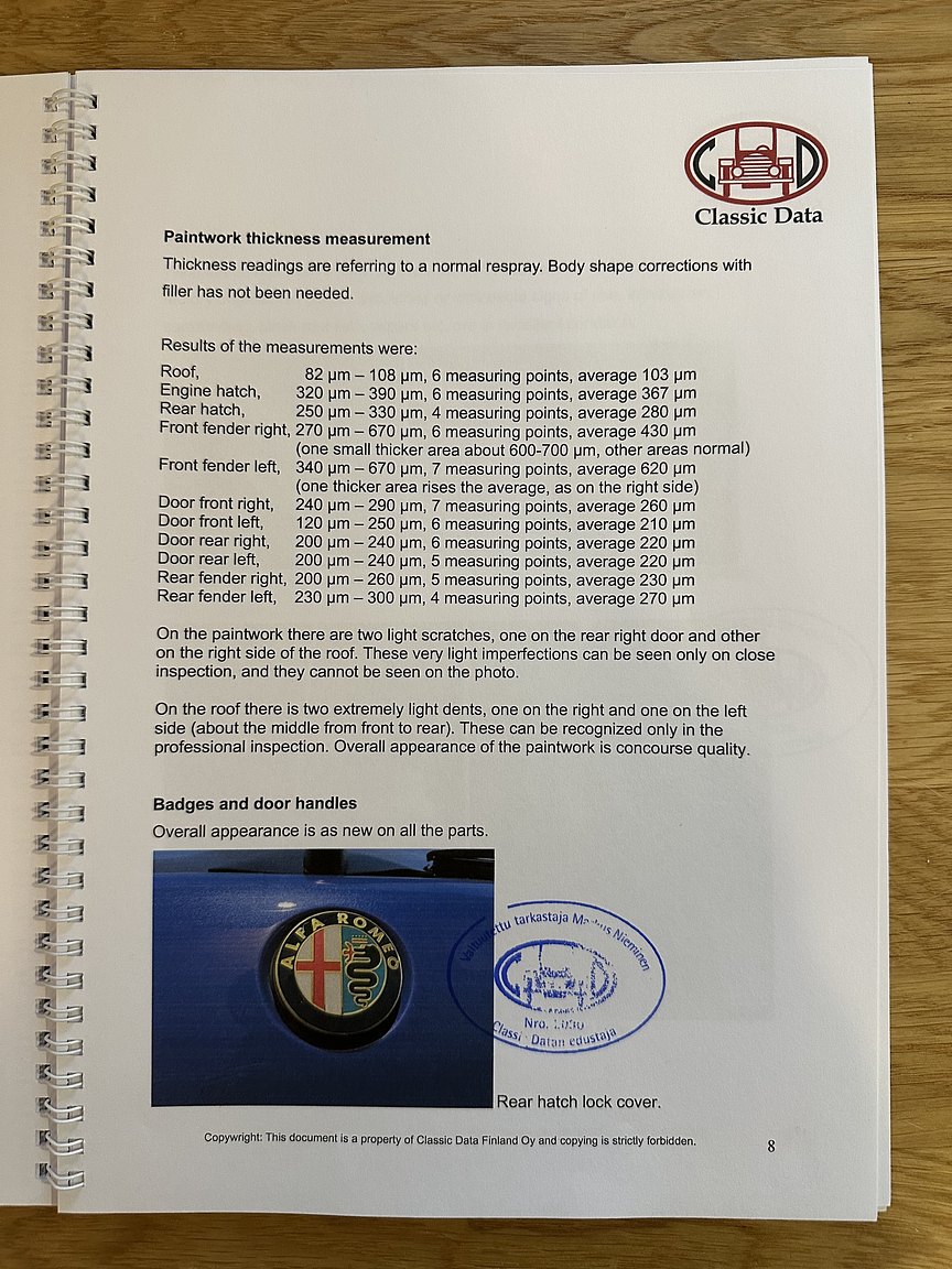 Documentation for 2004 Alfa Romeo 156 GTA