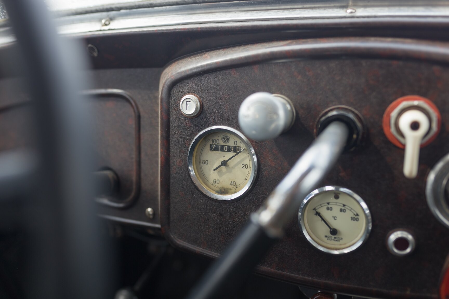 Interiörbild 1939 DKW Favorit Sedan