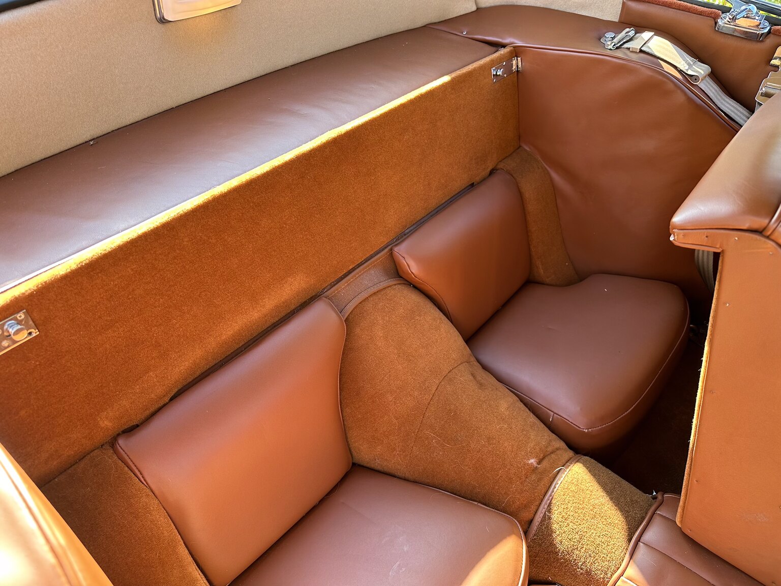 Interiörbild 1958 Jaguar XK150