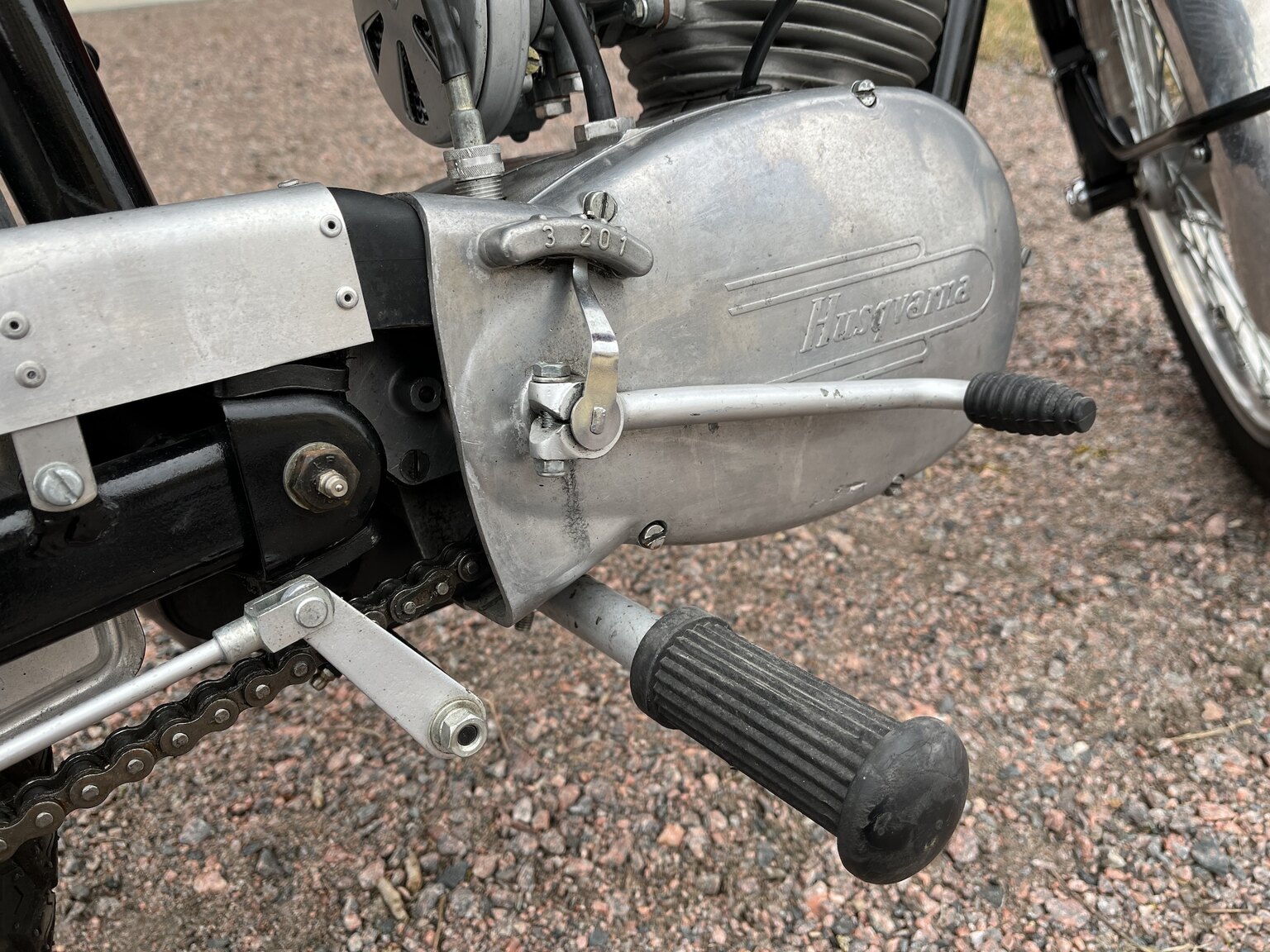 1958 Husqvarna 283 "Guldpilen", Mekanik