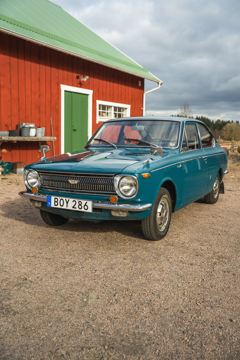 Exteriörbild på 1969 Toyota Corolla Coupé