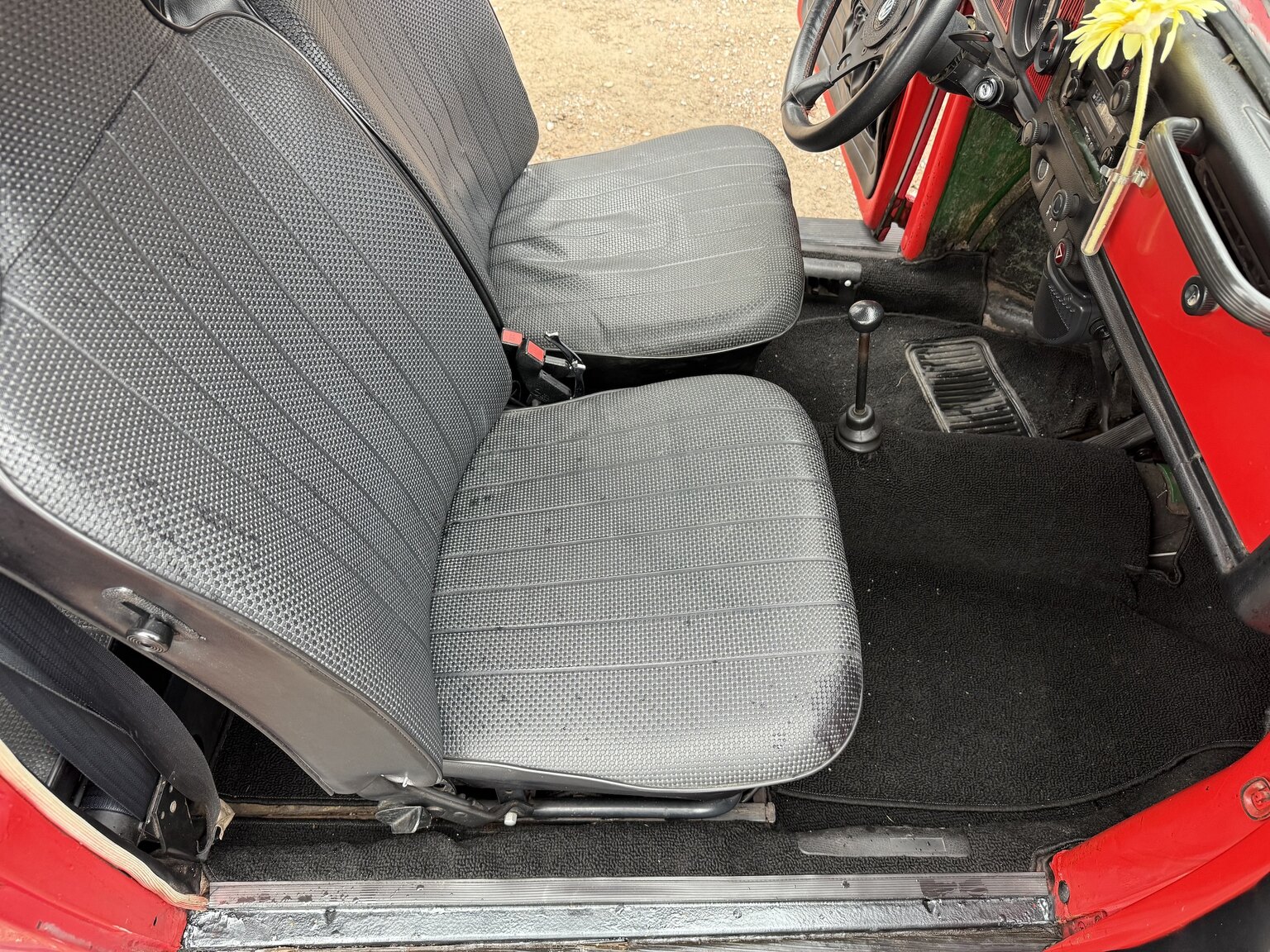 Interiörbild 1972 Volkswagen Beetle 1302 S