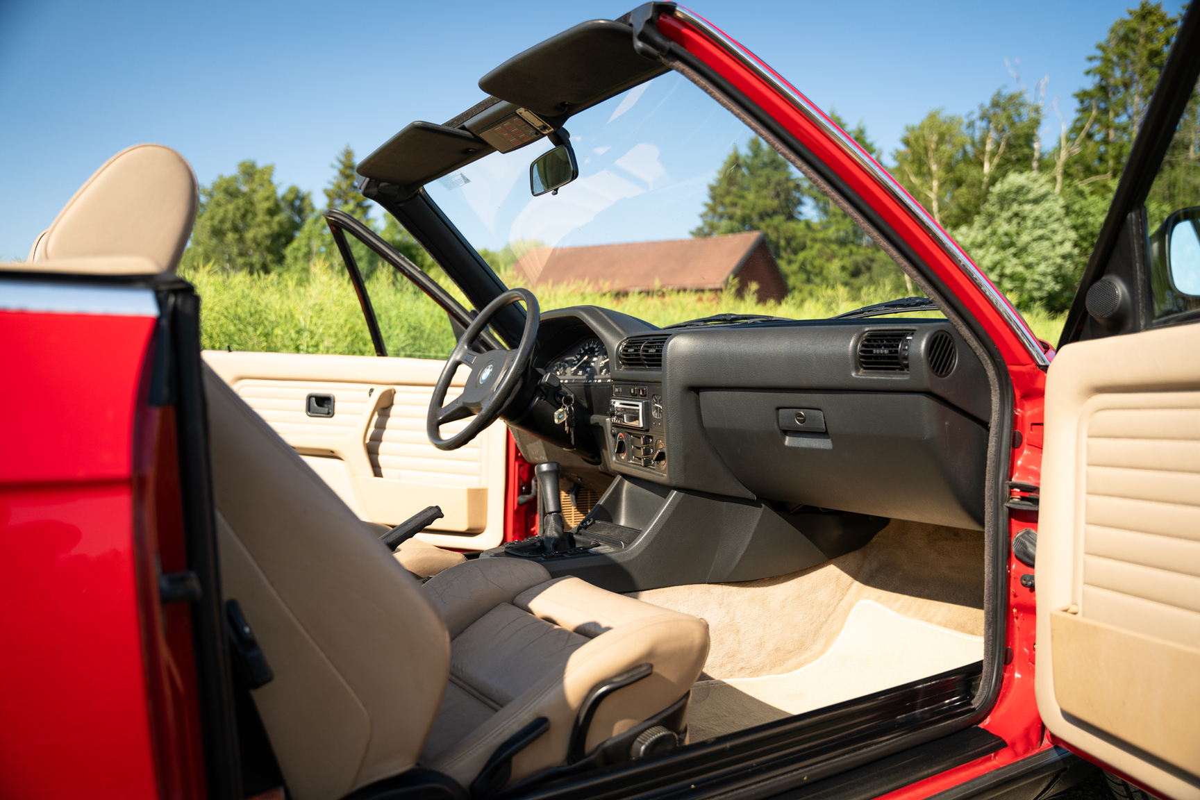 Interiörbild 1988 BMW 325 Cabriolet (E30)