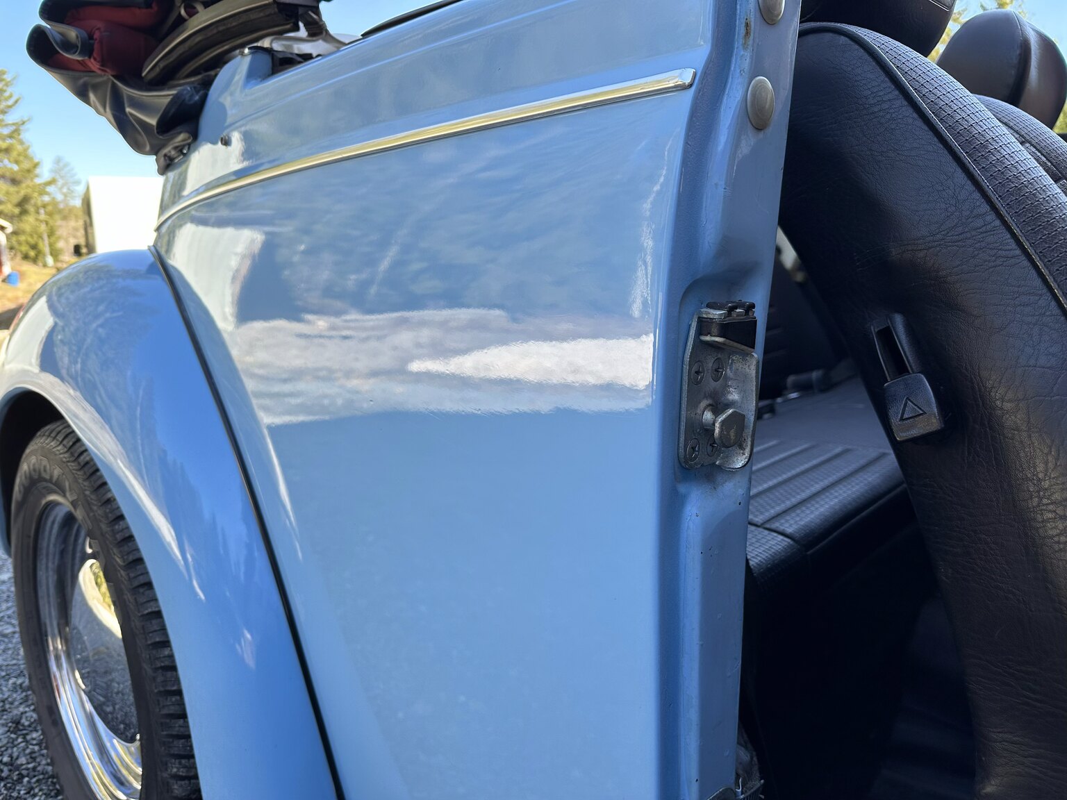 Interiörbild 1979 Volkswagen Beetle 1303 Käfer