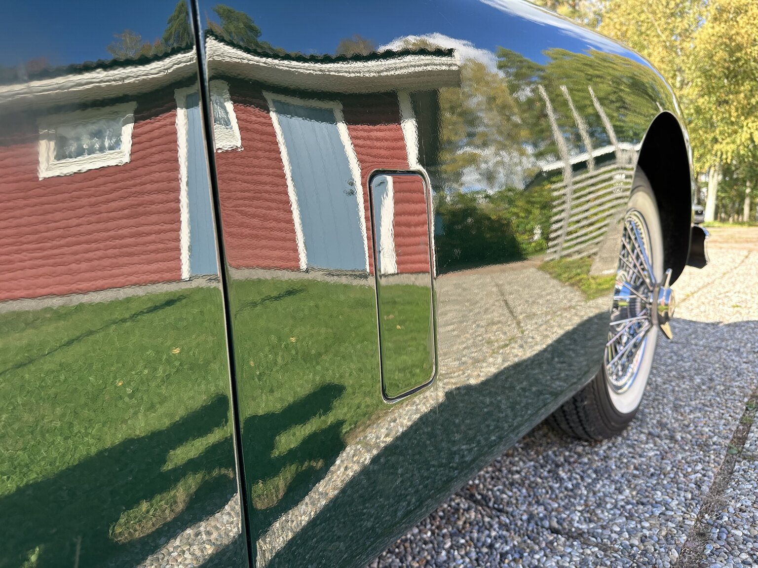 Exteriörbild på 1958 Jaguar XK150