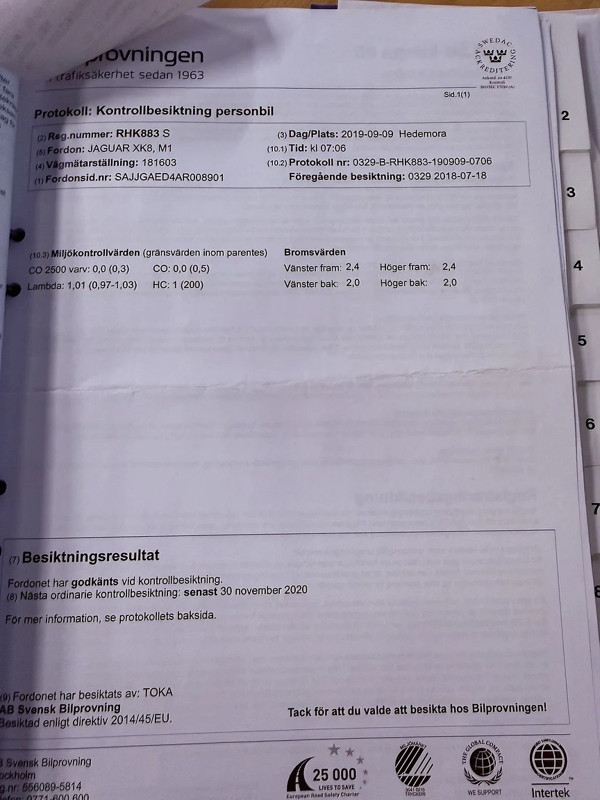 Documentation for 1997 Jaguar XK8 (23)
