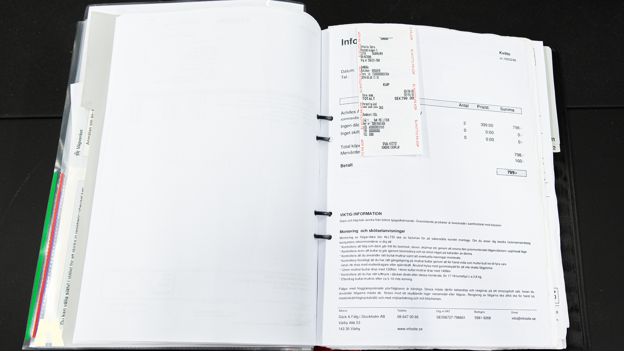 Documentation for 1967 Chevrolet Camaro Pro Touring