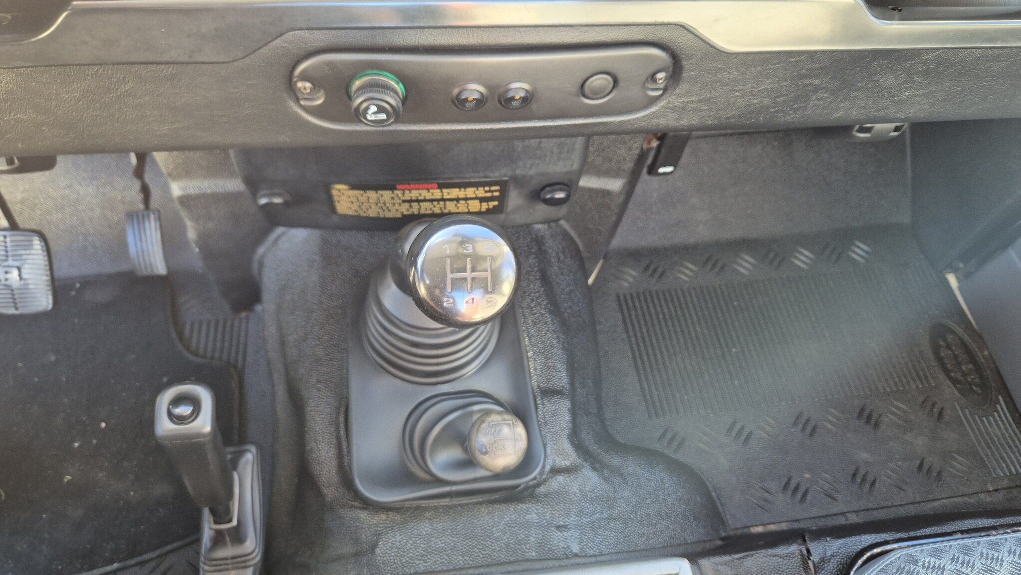 Interiörbild 1999 Land Rover Defender Single Cab Pickup