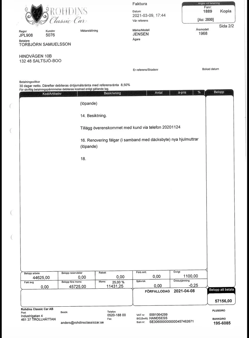 Documentation for 1968 Jensen Interceptor (9)
