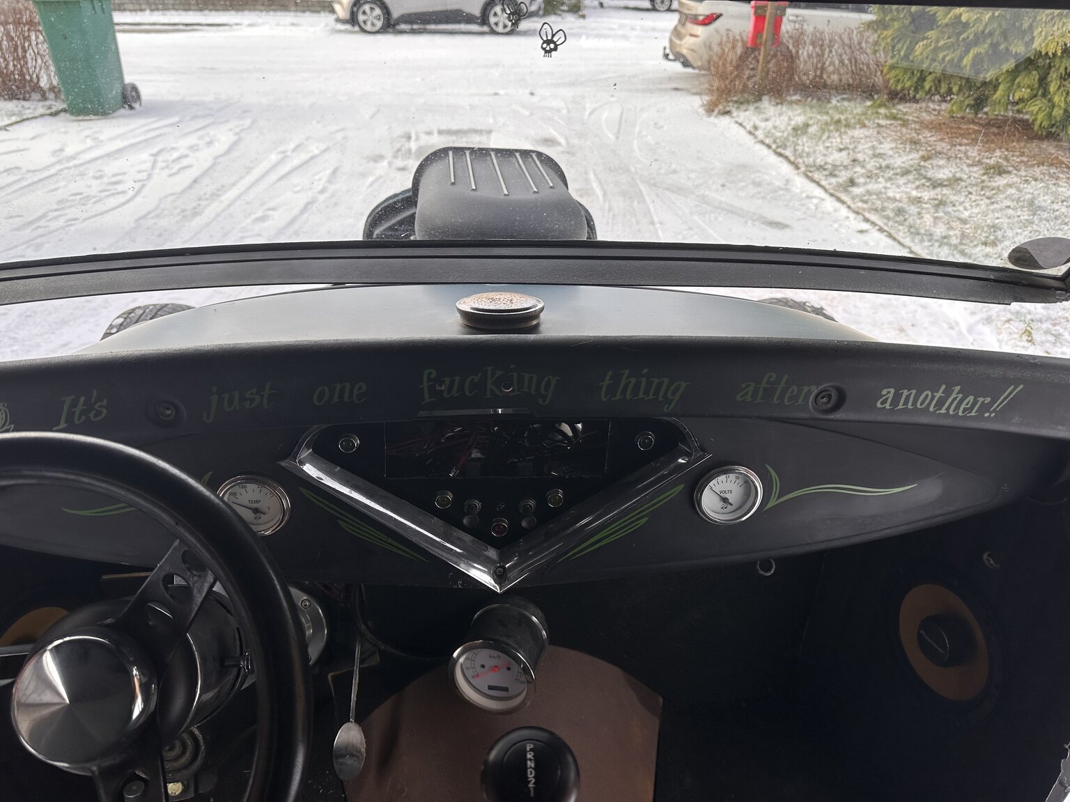 Interior image of 1929 Ford A "HotRod"