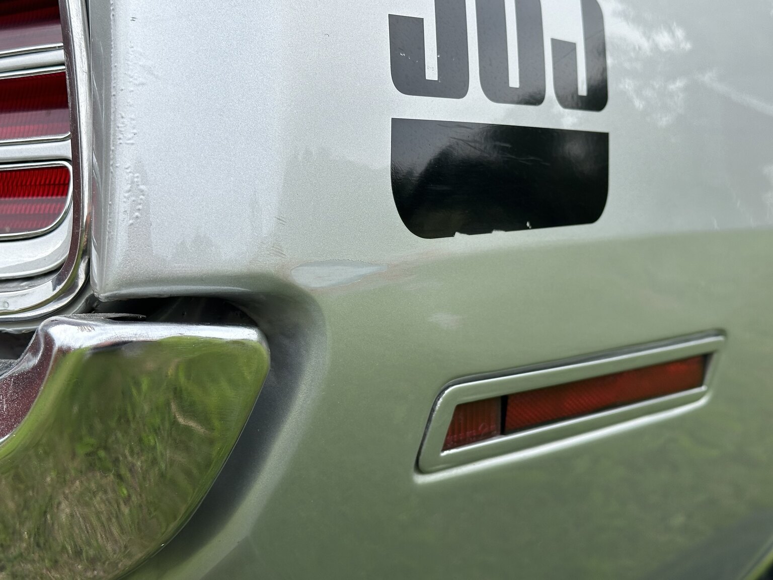 Exteriörbild på 1970 Plymouth Cuda 383