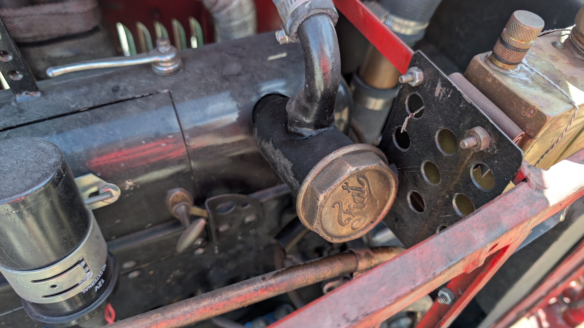 Image of 1929 FIAT 321C (521c) "Flying Fiona" mechanics