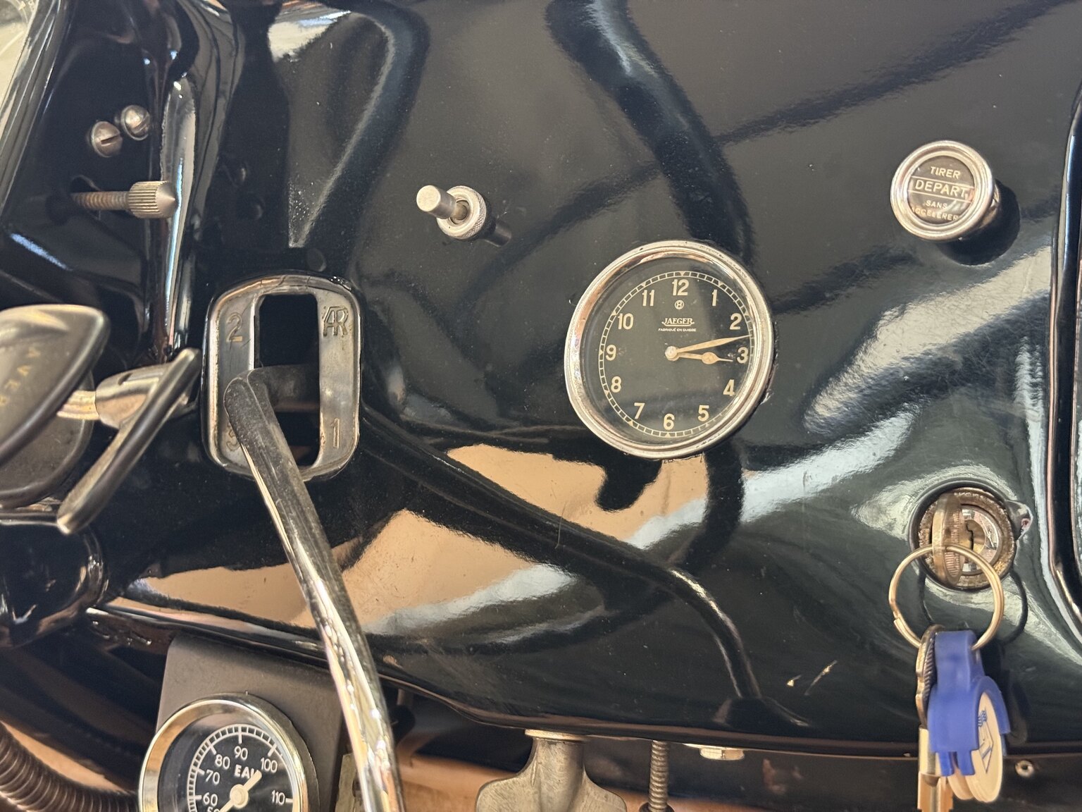 Interiörbild 1939 Citroën Berline 11 Sport Convertible