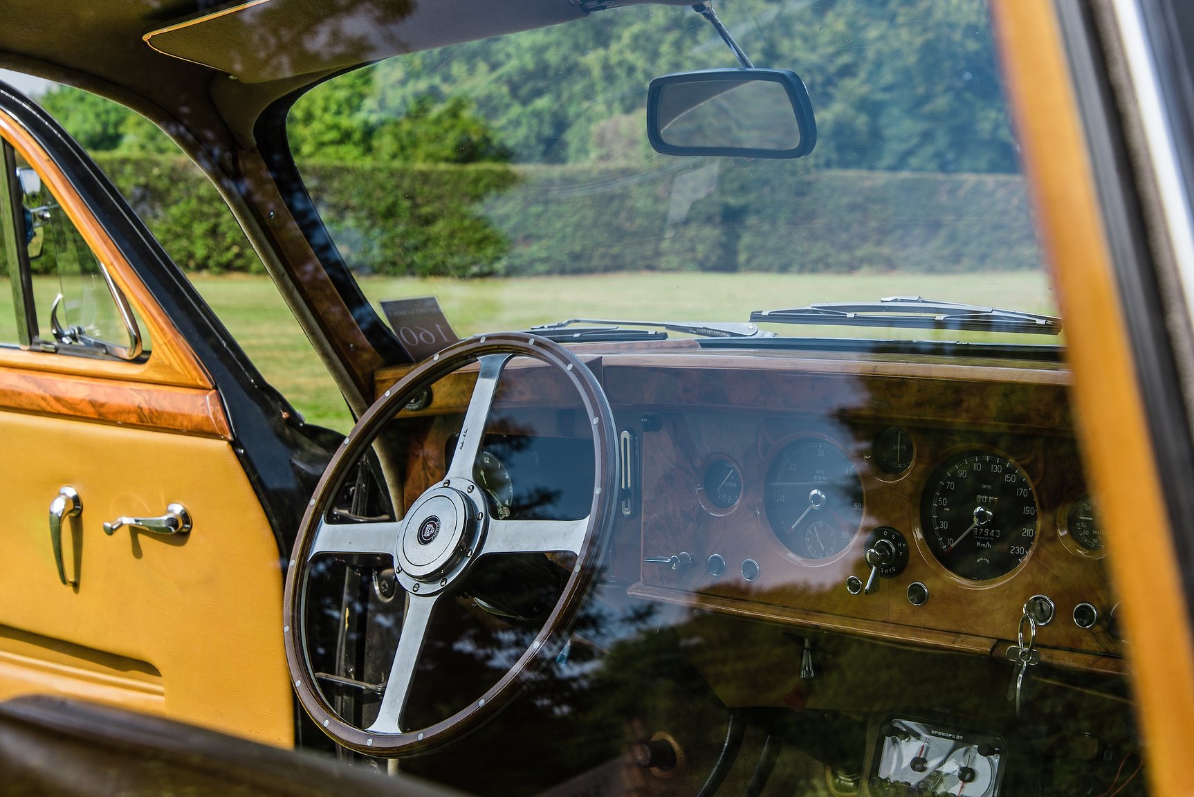 Interiörbild 1958 Jaguar MKI 3.4 XK
