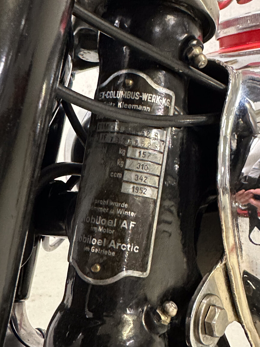 Exteriörbild på 1952 Horex Regina 350
