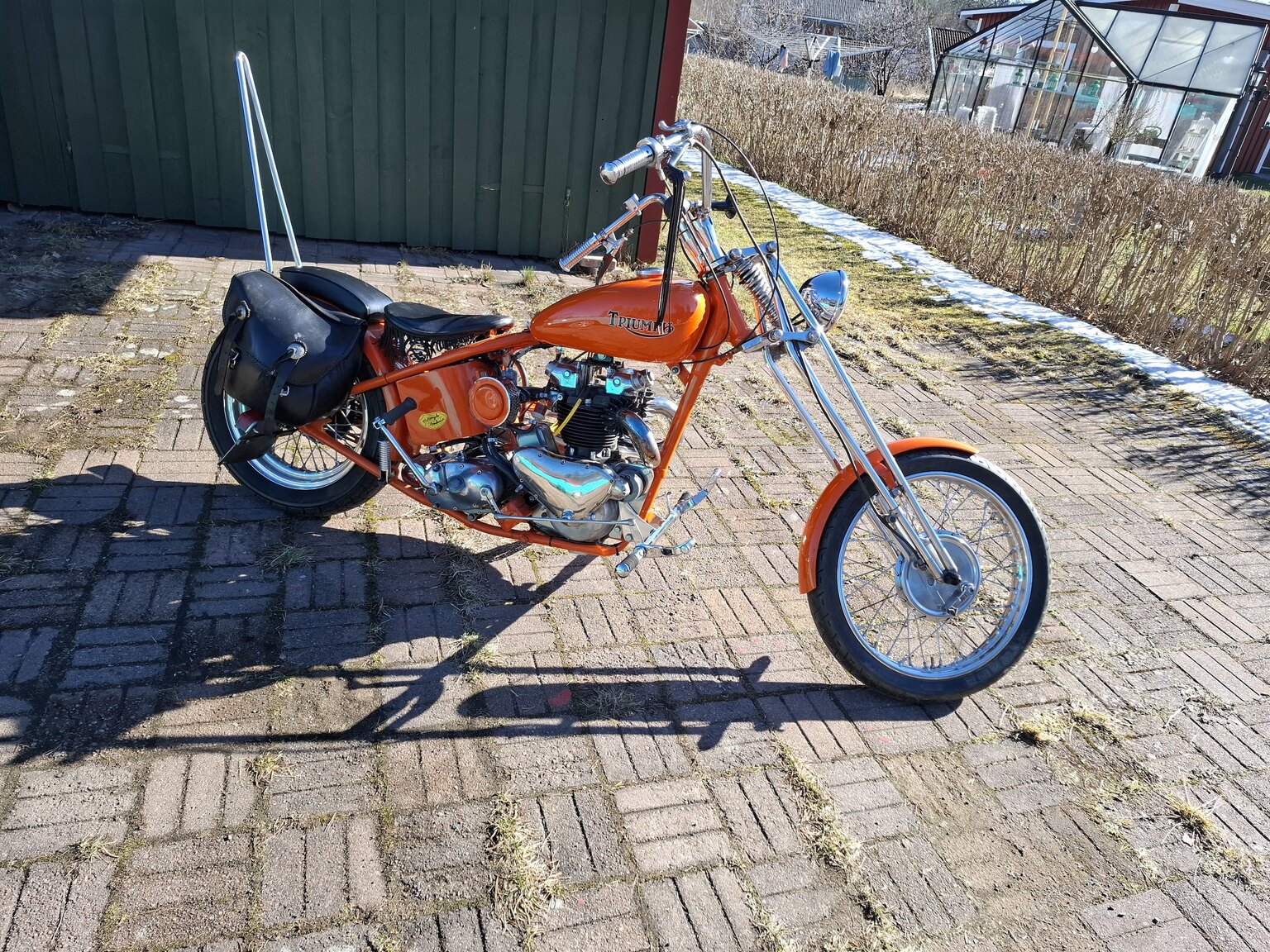 Aussenfoto 1953 Triumph Thunderbird Chopper