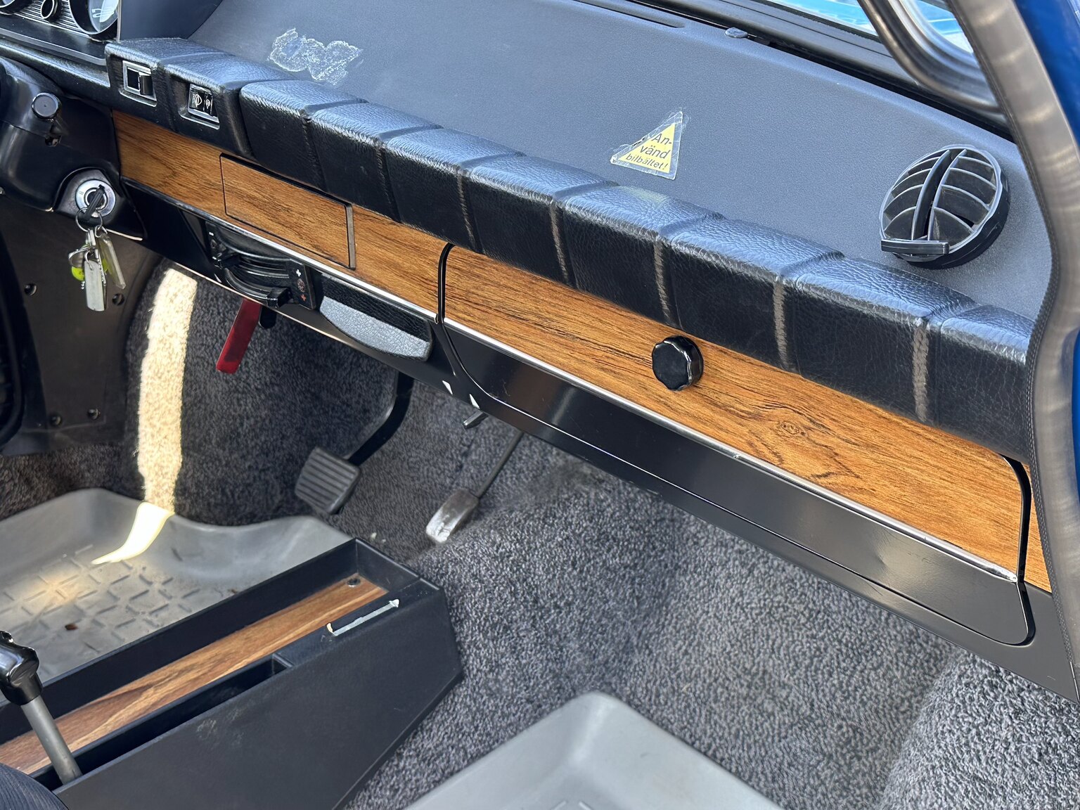 Interiörbild 1974 DAF 66 Sedan 1.1