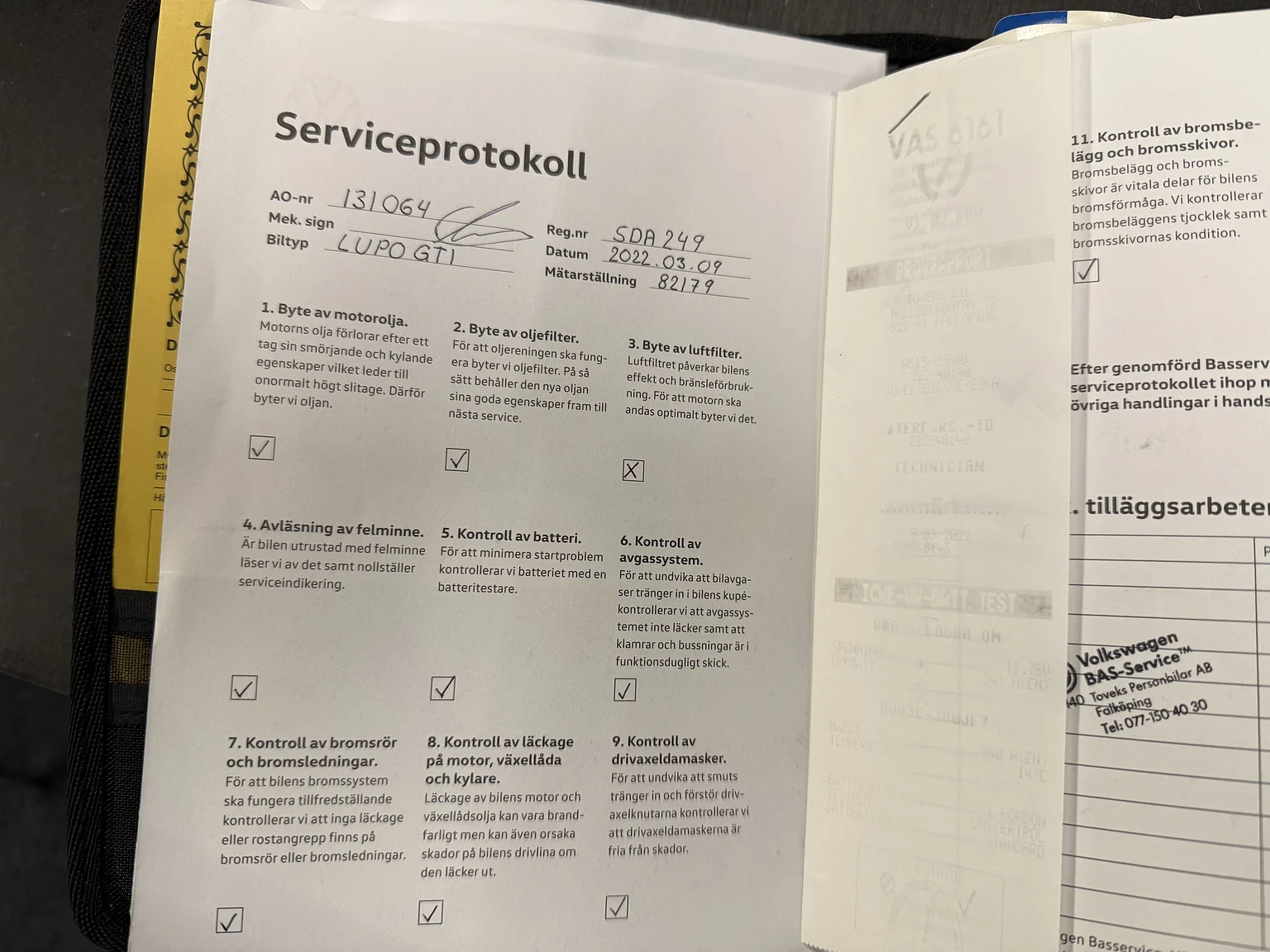 Dokumentation för 2000 VW LUPO GTI 2001 (21)