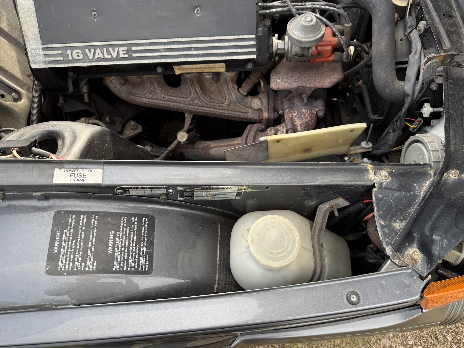 Image of 1987 SAAB 900 Cabriolet 2.0 Turbo T16 mechanics