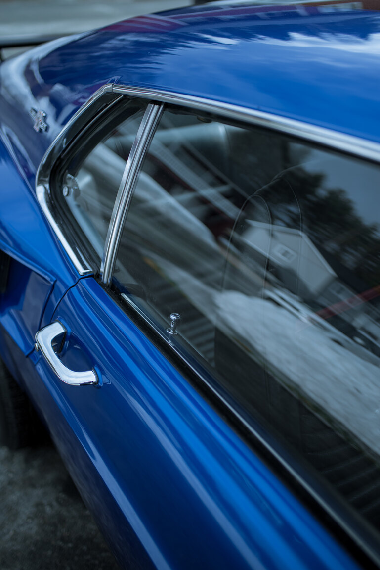 Exteriörbild på 1969 Ford Mustang Mach 1