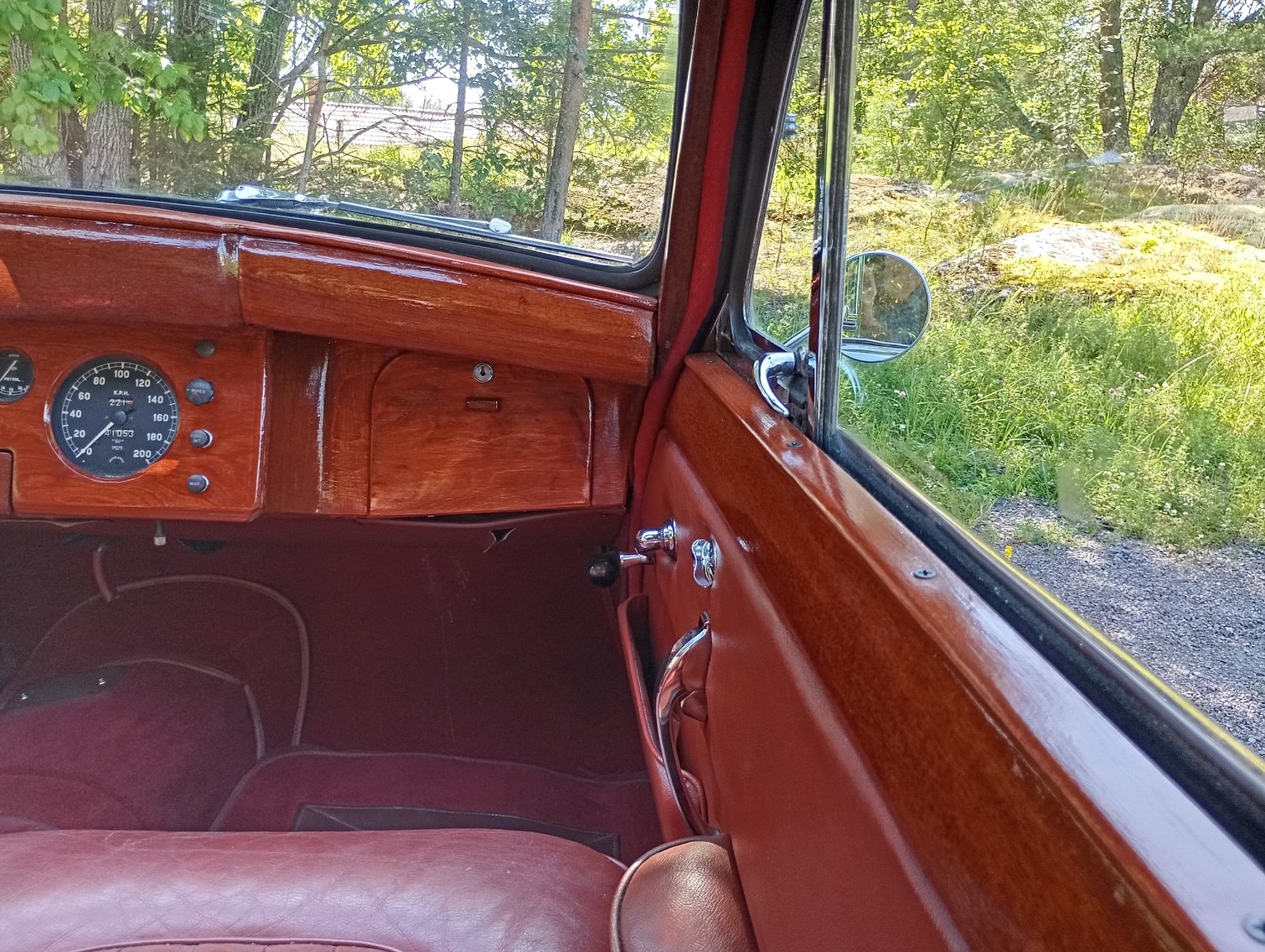 Interior image of 1954 Jaguar Mark VII