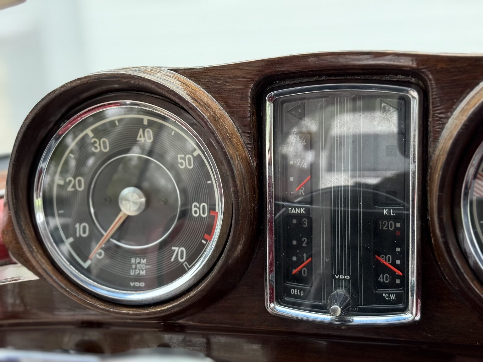 Interiörbild 1963 Mercedes-Benz 220 SE