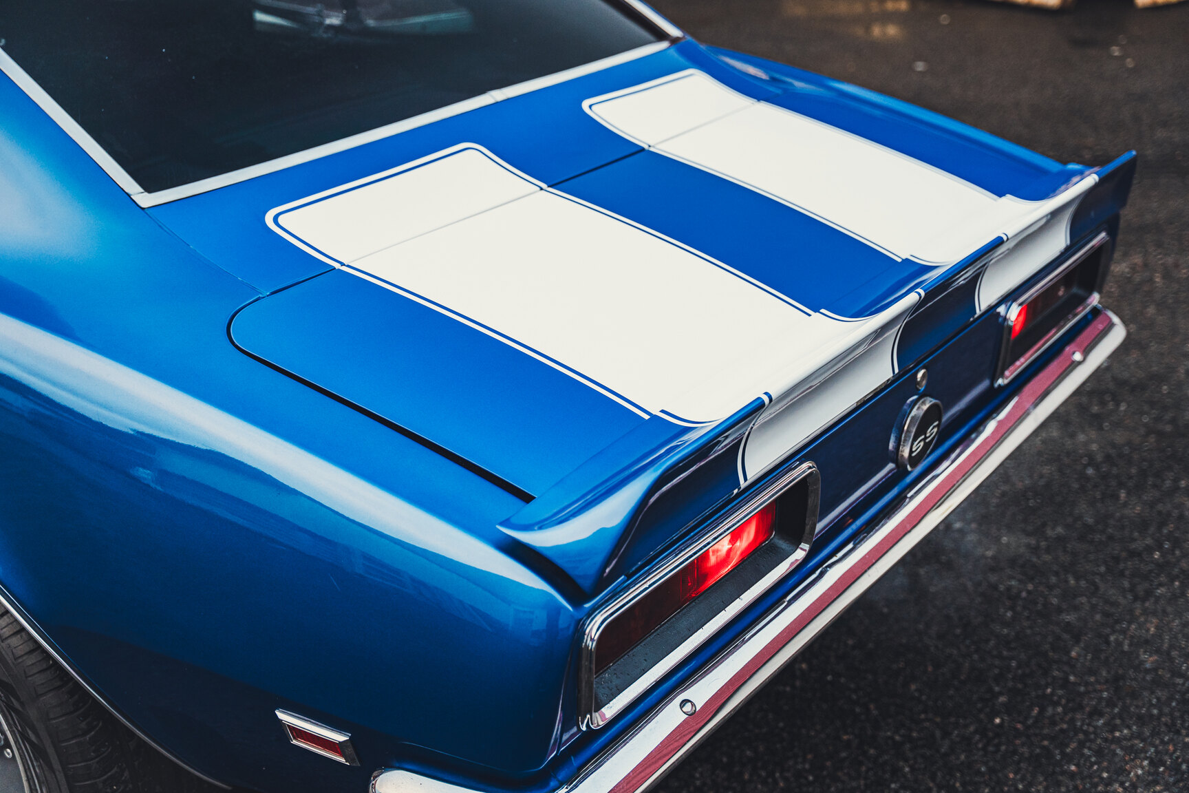 Exteriörbild på 1968 Chevrolet Camaro - Ett sista race