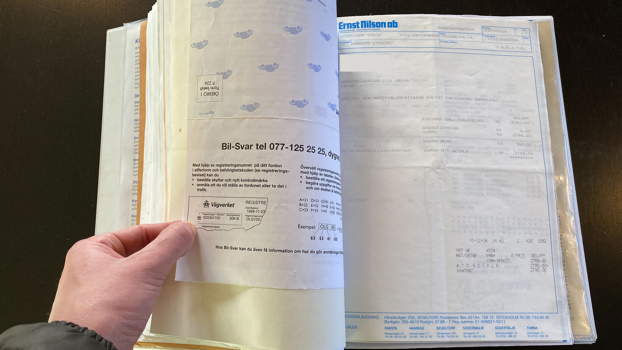 Dokumentation, 1988 Volvo 240 GL