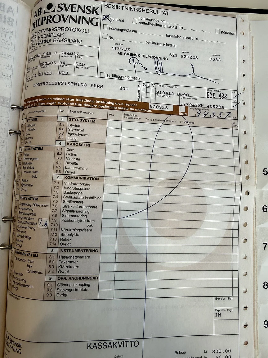 Dokumentation, 1984 Porsche 944 Targa (37)
