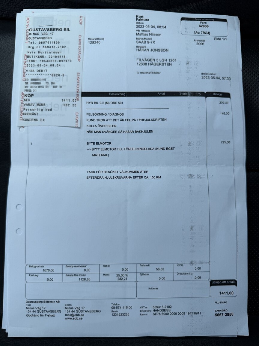 Documentation for 2006 SAAB 9-7X 5.3 V8 XWD (19)