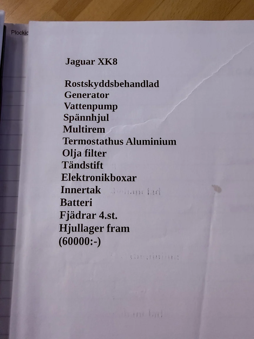 Dokumentation, 1997 Jaguar XK8 (17)