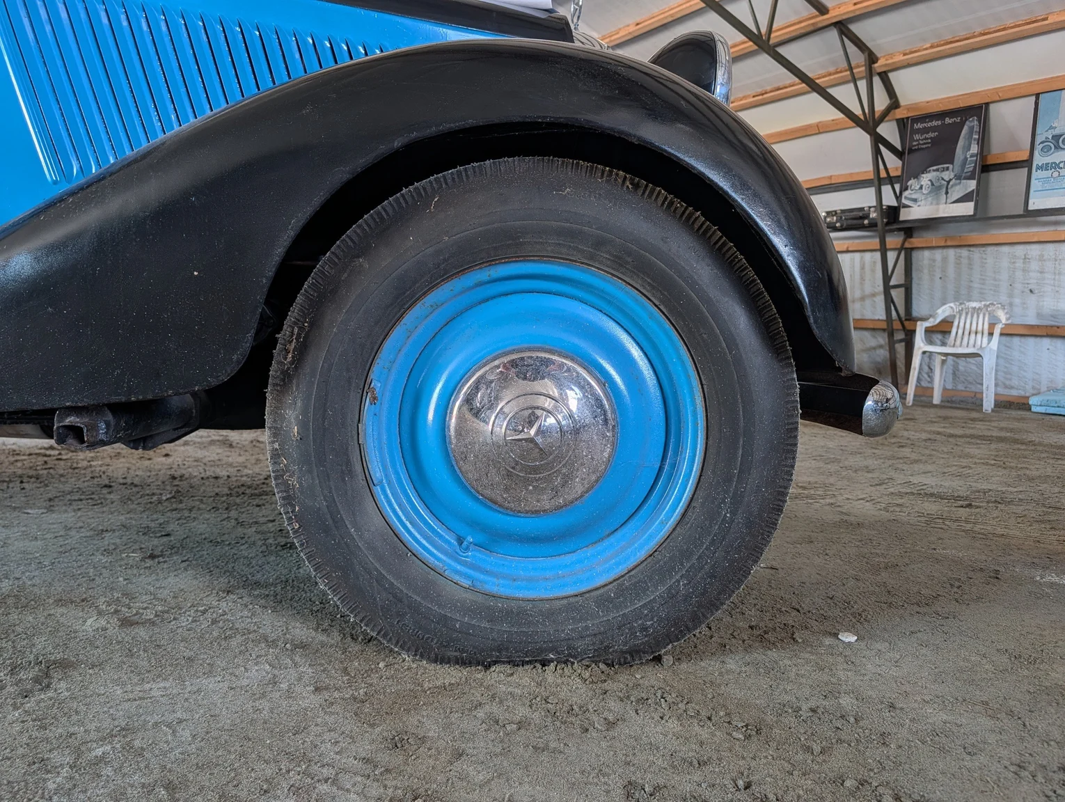 Exteriörbild på 1938 Mercedes-Benz 170 V  Sedan (9)