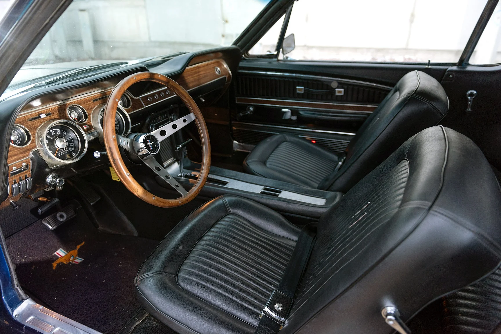 Interiörbild 1968 Ford Mustang GTA S-Code (1)